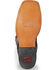 Tony Lama Men's Flat Cow Foot Western Boots - Square Toe, Black, hi-res