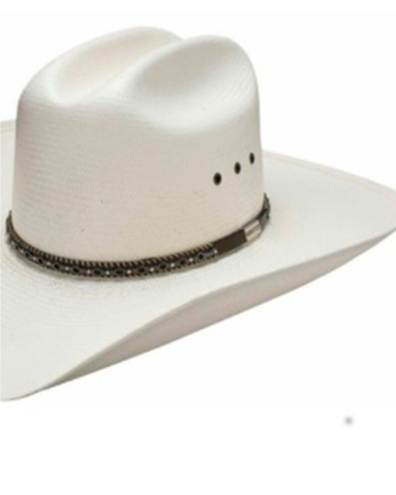 Resistol George Strait Natural El Rey Shantung Straw Western Hat , Natural, hi-res
