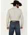 Image #4 - Cody James Men's Sturdy Striped Print Long Sleeve Button-Down Shirt, Ivory, hi-res