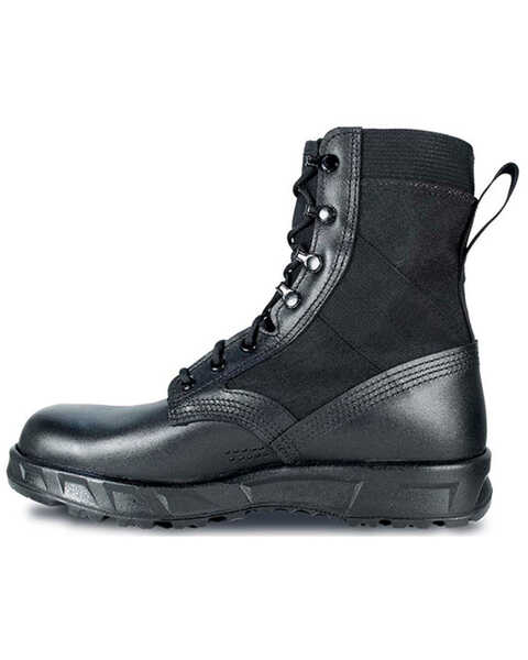 McRae Men's Black T2 Ultra Light Hot Weather Combat Boots - Soft Toe, Black, hi-res