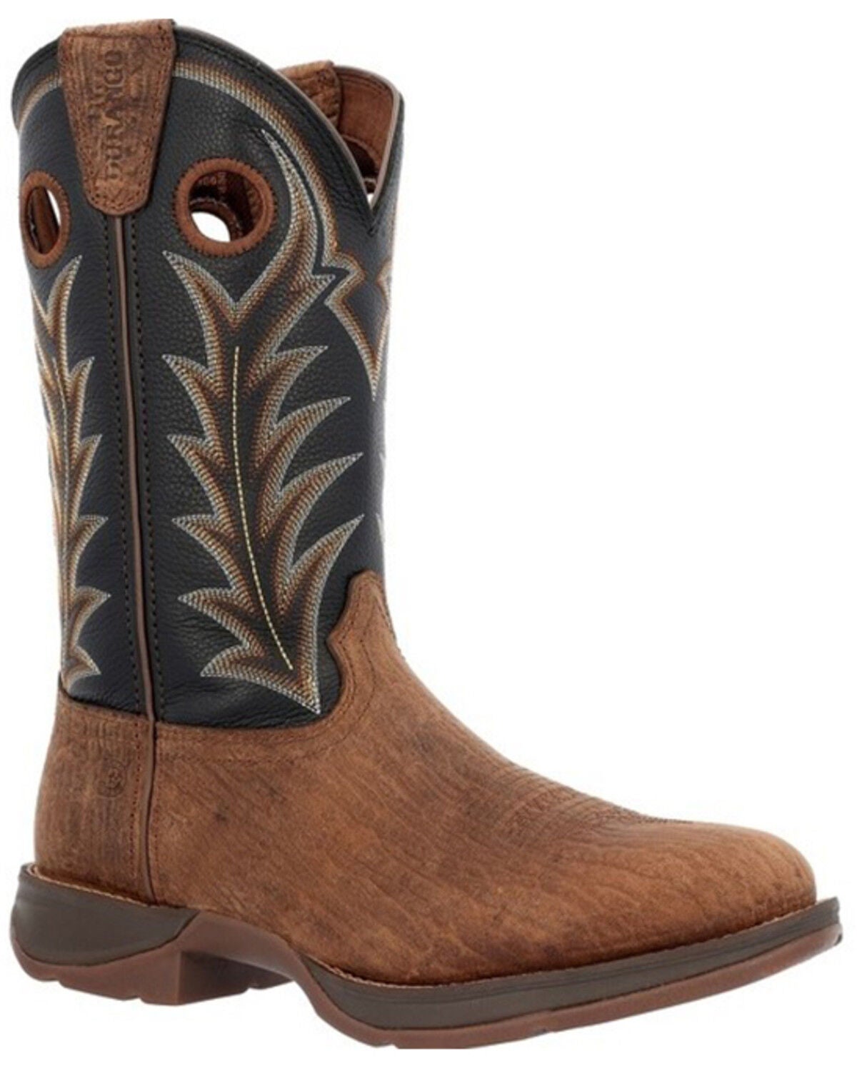 Durango Men's Rebel Performance Western Boots - Round Toe, Black, hi-res