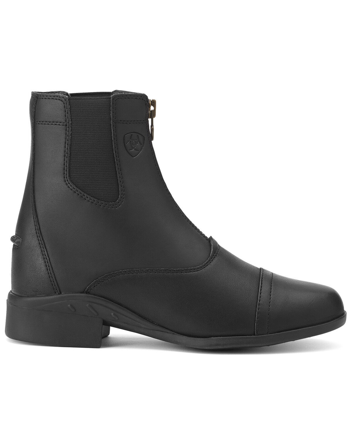 Image #2 - Ariat Women's Scout Paddock English Riding Zip Boots - Round Toe, Black, hi-res