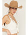 Image #3 - Shyanne Women's Embroidered Tie-Front Tank Top, Cream, hi-res