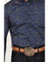 Image #3 - Cody James Men's Meadowlark Floral Print Long Sleeve Button-Down Stretch Western Shirt - Tall , Navy, hi-res