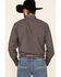 Resistol Men's Navy Byron Geo Print Long Sleeve Western Shirt  , Navy, hi-res