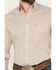 Image #3 - Stetson Men's Geo Print Long Sleeve Button Down Western Shirt, Brown, hi-res