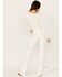 Image #1 - Miss Me Women's Mid Rise Dreamcatcher Bootcut Jeans, White, hi-res