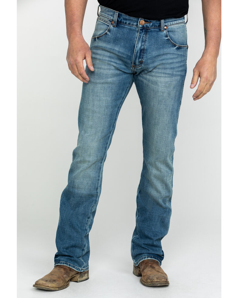 Wrangler Retro Men S Premium Saddler Slim Bootcut Jeans Sheplers Comfy and casual mens bootcut jeans. wrangler retro men s premium saddler slim bootcut jeans