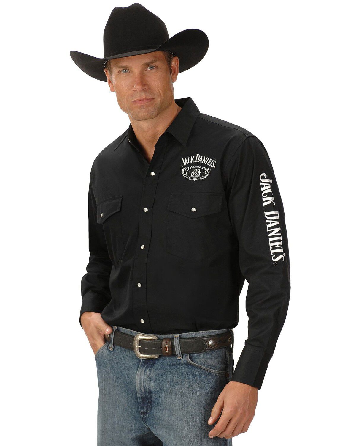 Logo Rodeo Long Sleeve Western Shirt