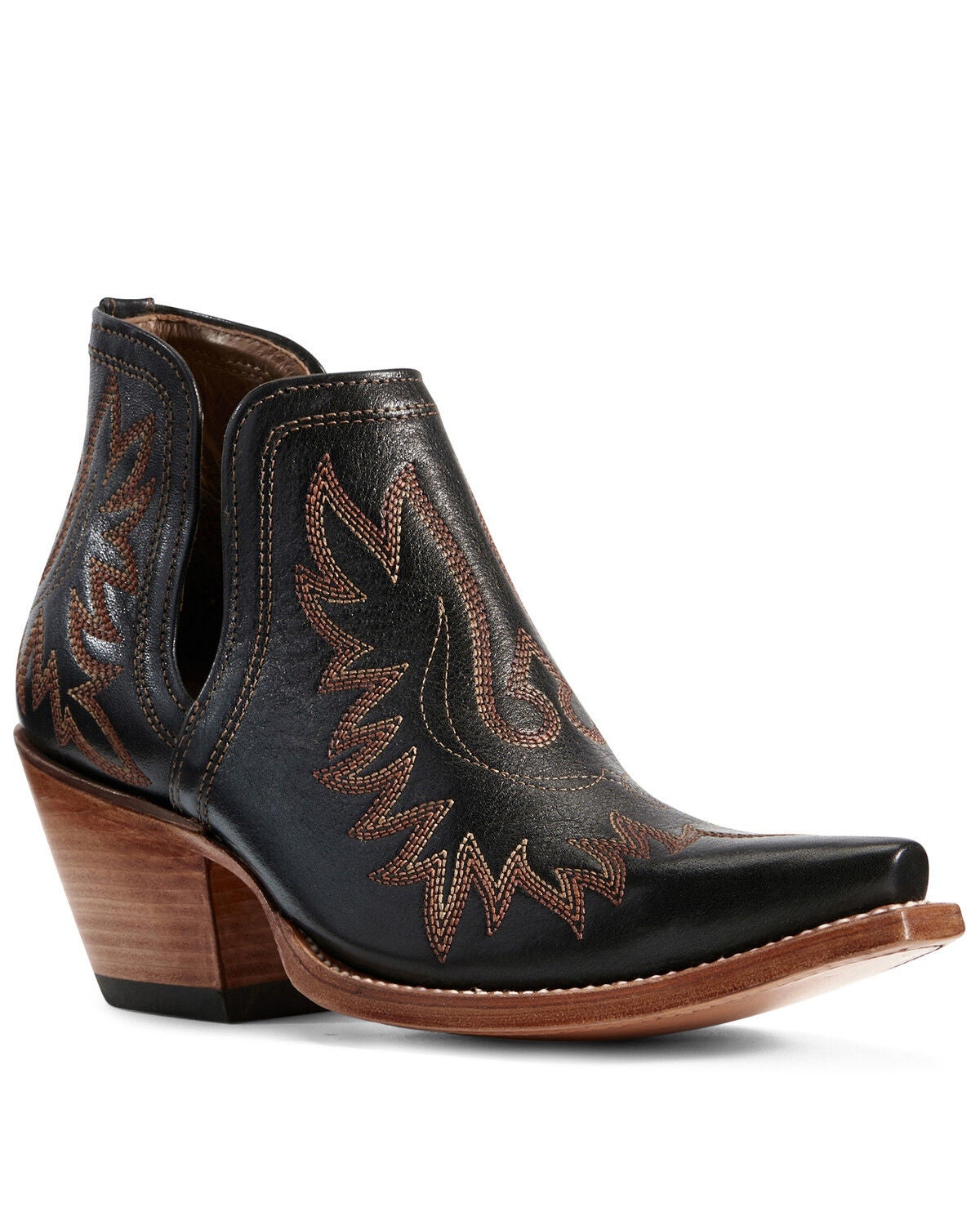 Ariat Women's Dixon Brooklyn Fashion Booties - Snip Toe, Black, hi-res