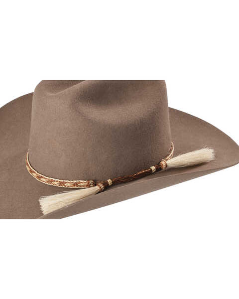 Image #2 - Cody James Men's Braided Horsehair Hat Band , Brown, hi-res