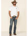 Image #3 - Cowboy Up Men's How 'Bout A Shot Short Sleeve Graphic T-Shirt, White, hi-res