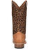 Circle G Girls' Leopard Print Western Boots - Square Toe, Honey, hi-res