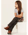 Ranch Dress'n Girls' High Rise Ember Stretch Flare Jeans , Grey, hi-res