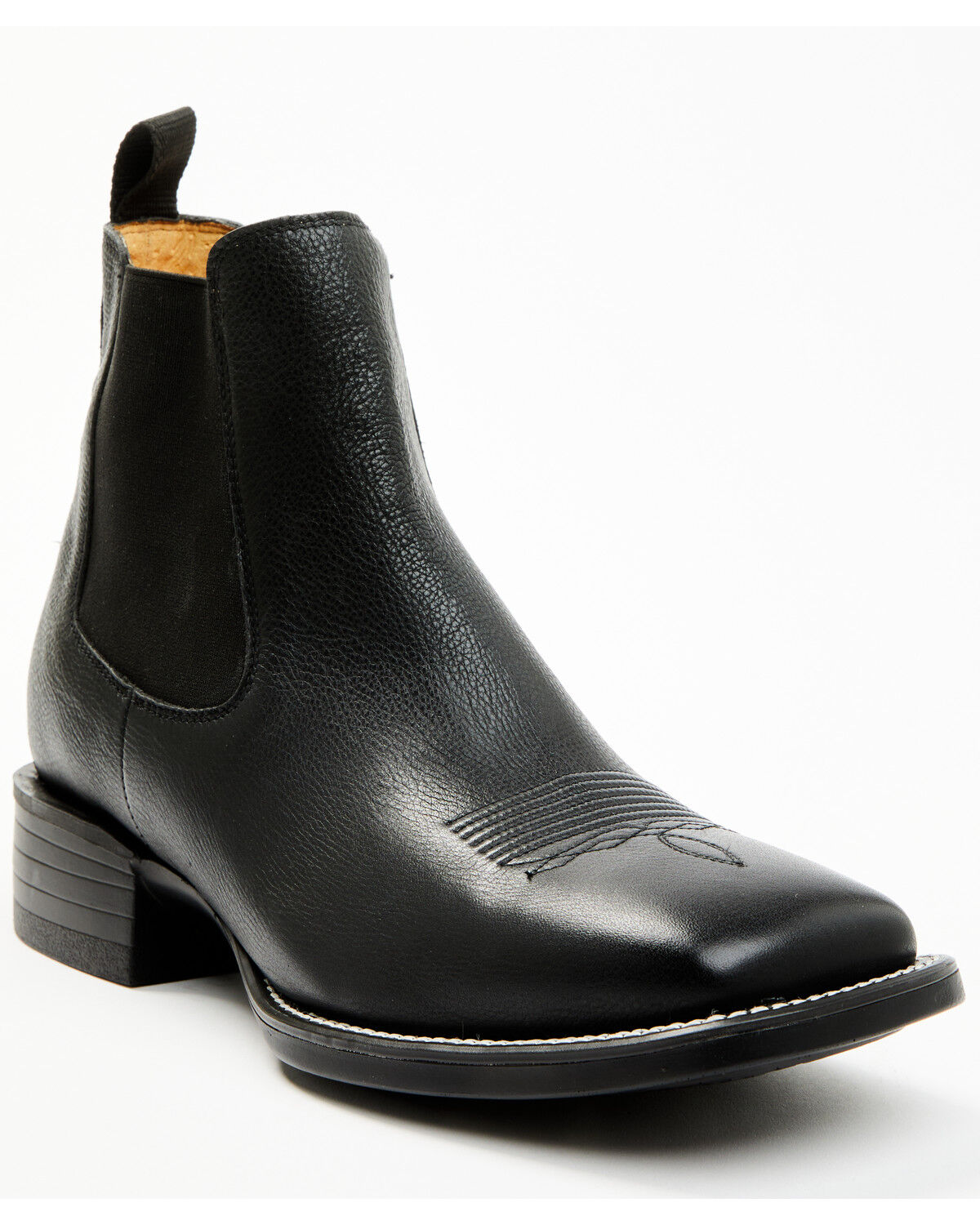 Image #1 - Cody James Men's Jones Chelsea Boots - Broad Square Toe, Black, hi-res