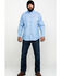 Image #6 - Ariat Men's FR Solid Durastretch Long Sleeve Work Shirt - Tall , Blue, hi-res