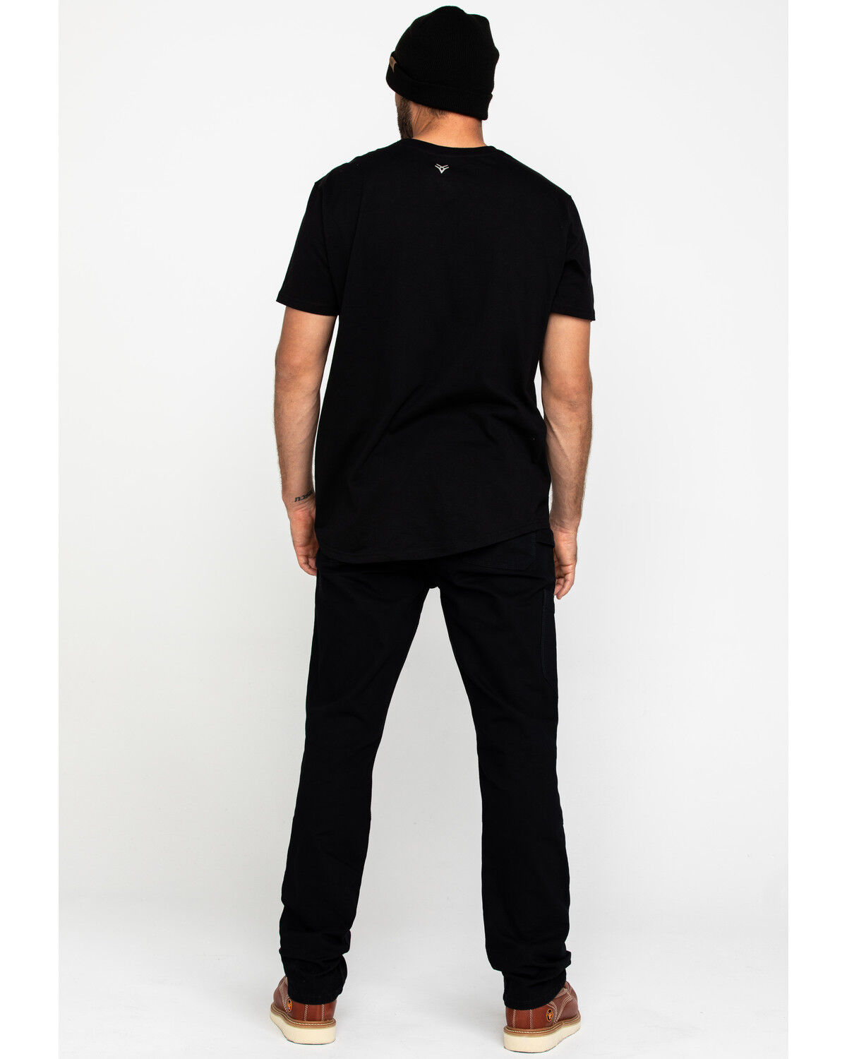 Image #5 - Ariat Men's Rebar M4 Made Tough Durastretch Double Front Straight Work Pants, Black, hi-res