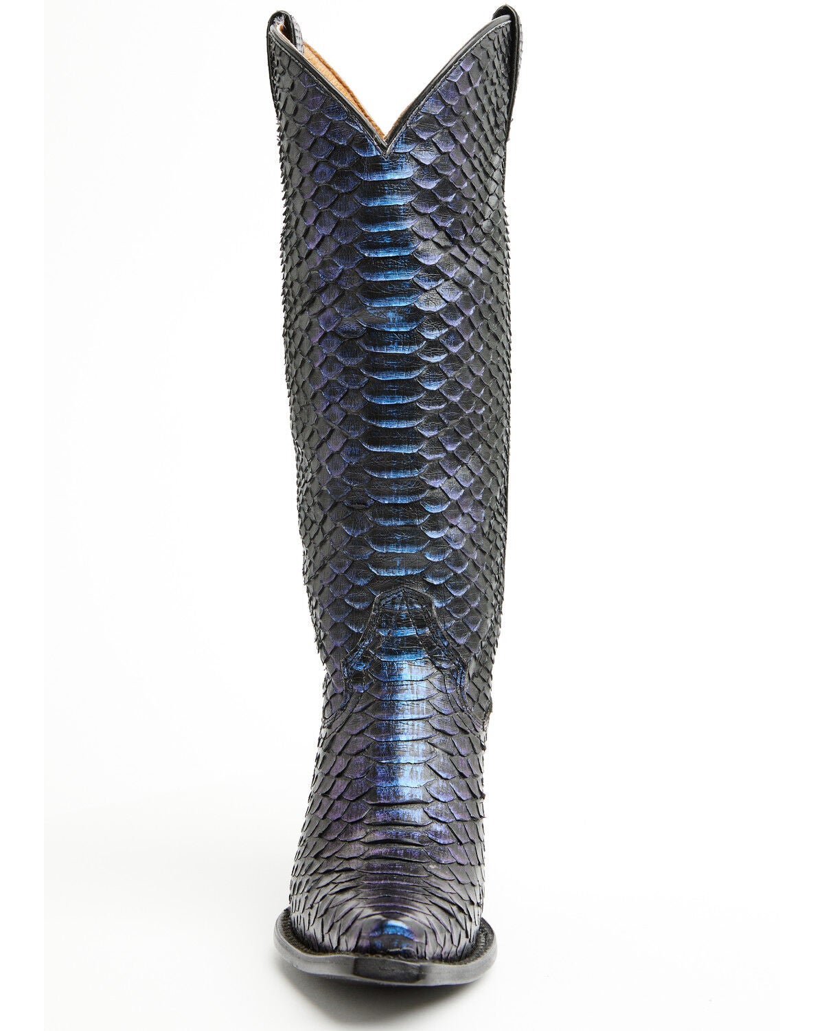 Image #4 - Idyllwind Women's Slay Exotic Python Tall Western Boots - Snip Toe, Blue, hi-res