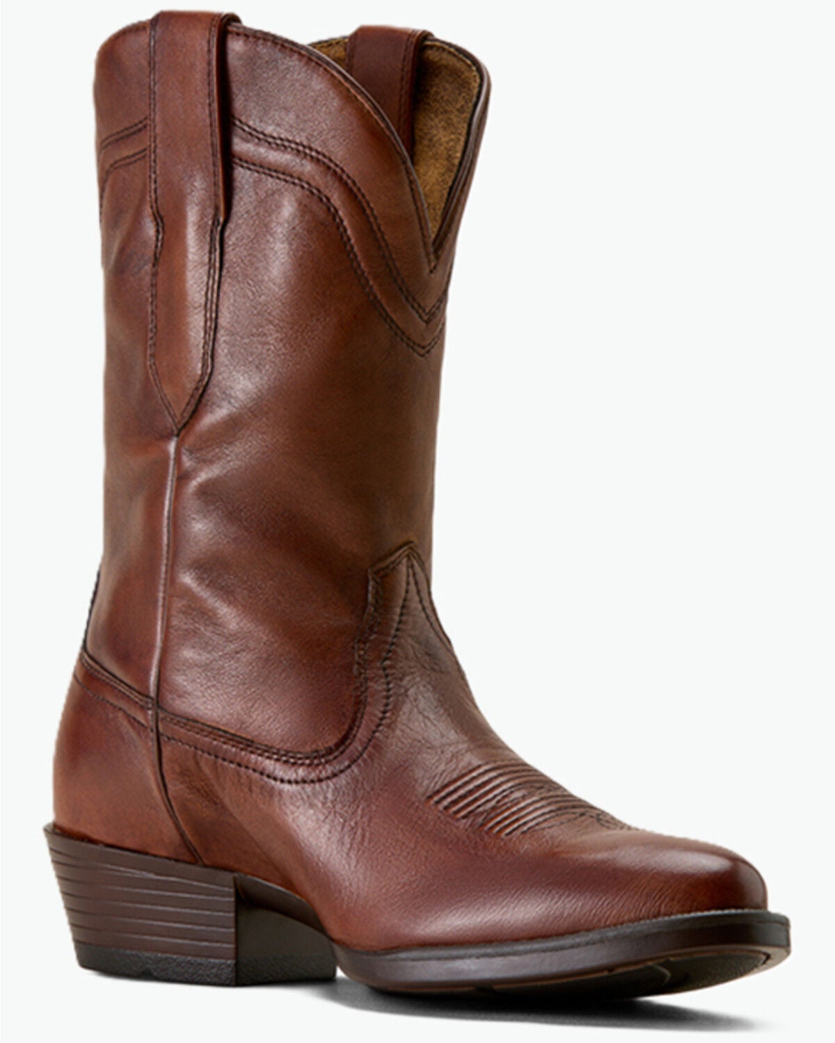 Image #1 - Ariat Men's Grayson Western Performance Boots - Round Toe, Honey, hi-res