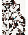 Image #2 - Cowgirl Hardware Toddler Girls' Cow Print Sleeveless Snap Western Shirt, White, hi-res