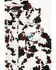 Image #2 - Cowgirl Hardware Toddler Girls' Cow Print Sleeveless Snap Western Shirt , White, hi-res