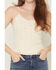 Image #3 - Miss Me Women's Bow Tank Top, Natural, hi-res