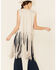 Image #4 - Fornia Women's Fringe Faux Suede Vest, Stone, hi-res
