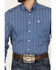 Image #3 - Cinch Men's Geo Print Long Sleeve Button Down Western Shirt, Blue, hi-res