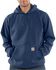 Image #2 - Carhartt Men's Hooded Sweatshirt - Big & Tall, Navy, hi-res