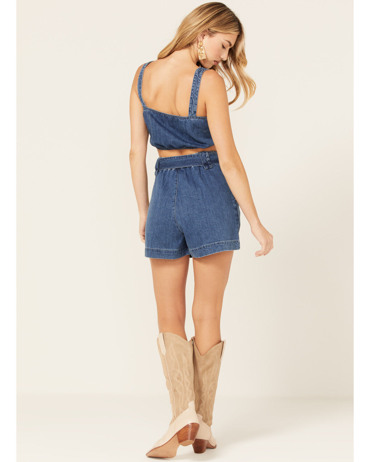 Image #3 - Show Me Your Mumu Women's Southside Shorts, Blue, hi-res