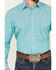 Image #3 - Rough Stock by Panhandle Men's Dotted Striped Long Sleeve Pearl Snap Western Shirt, Turquoise, hi-res