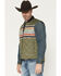 Image #2 - Pendleton Men's Outdoor Reversible Striped Vest, Black, hi-res