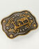Image #1 - Cody James Men's Christian Cowboy Rectangle Belt Buckle, Silver, hi-res