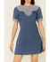 Wrangler Women's Punchy Dress, Blue, hi-res