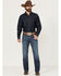 Image #1 - Ariat Men's FR M7 Slim Duralight Stretch Basic Straight Jeans, Indigo, hi-res