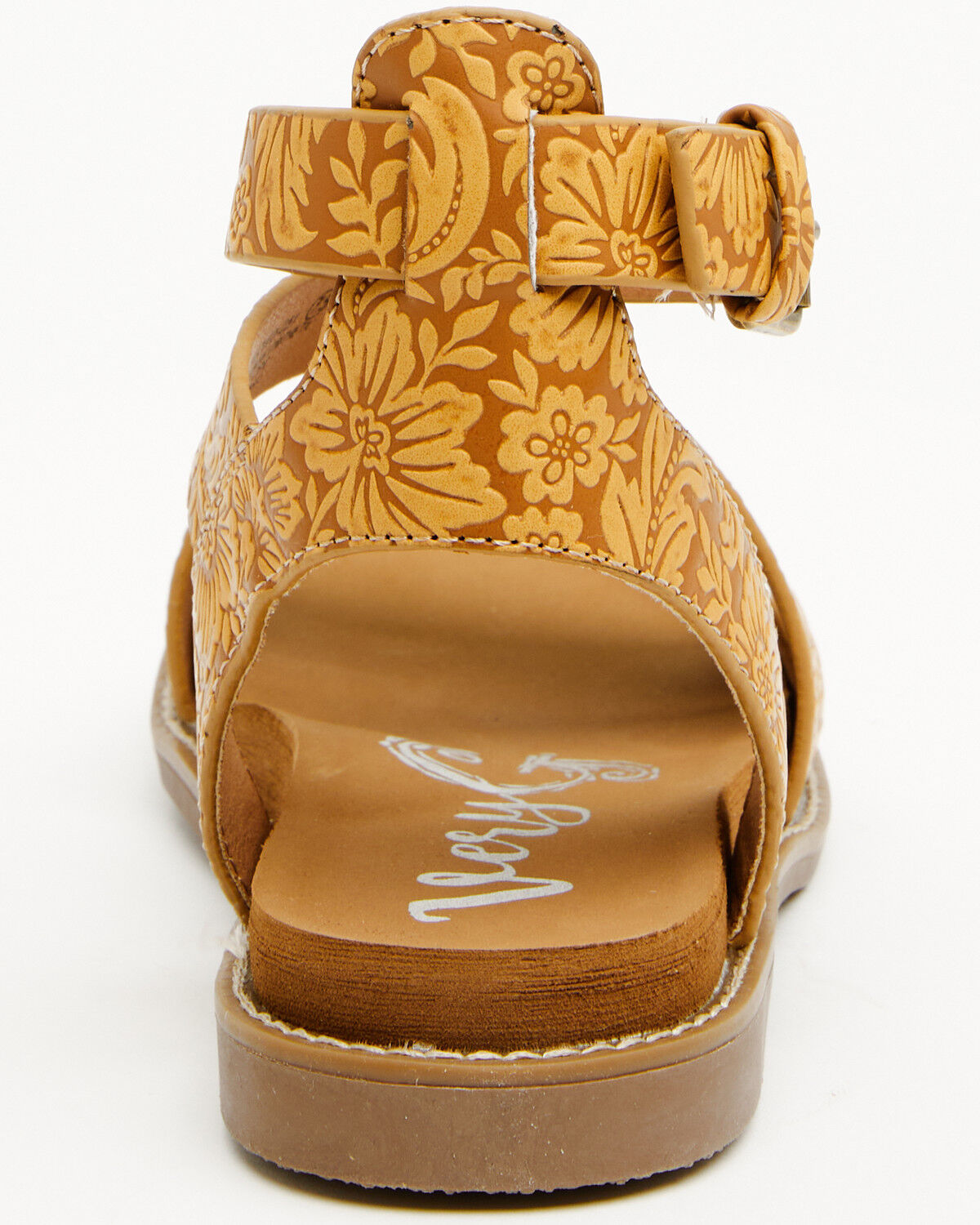 Image #5 - Very G Women's Sylvie Tooled Sandals, Tan, hi-res