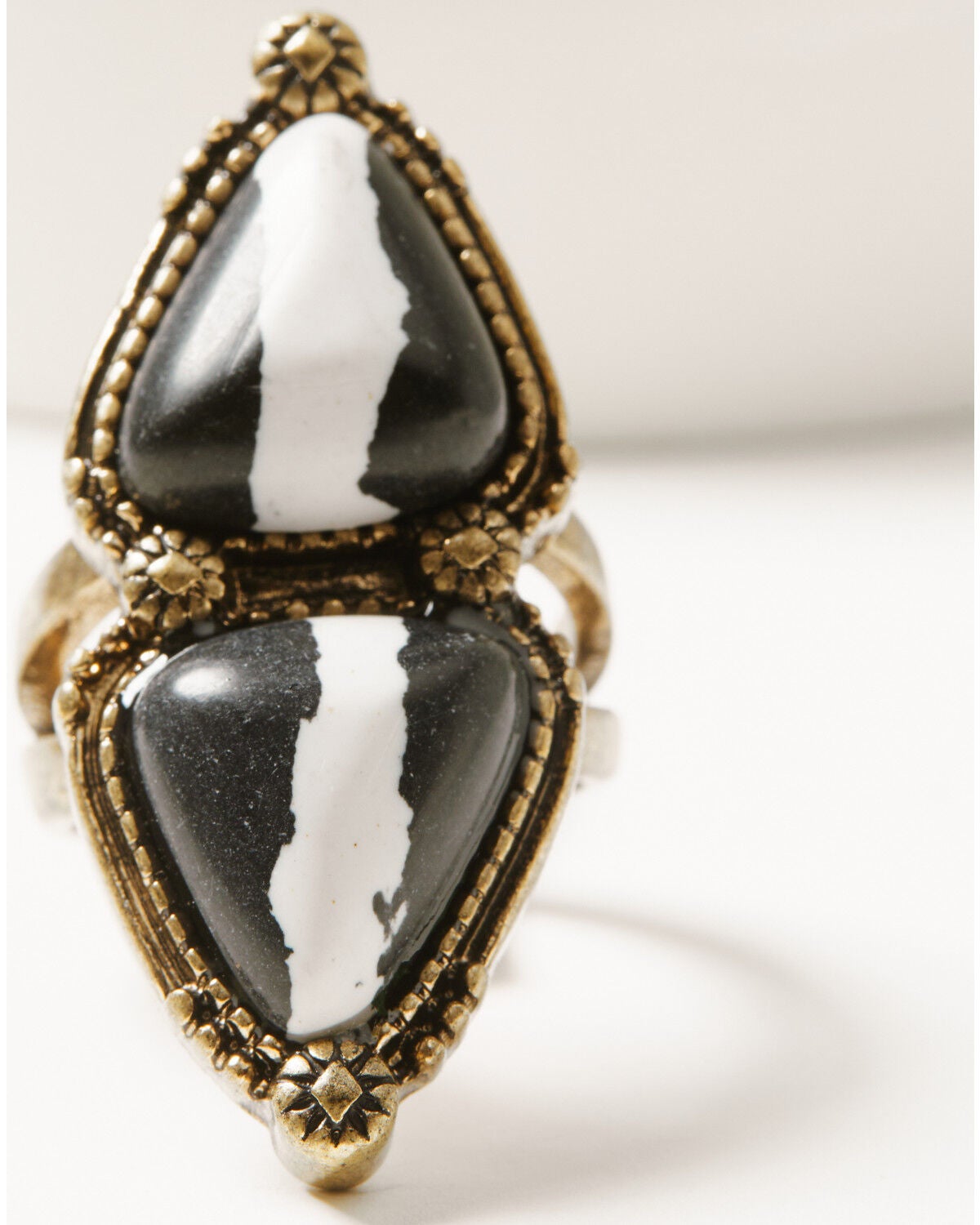 Image #5 - Idyllwind Women's Linbar Black Stone Ring Set - 5 Piece, Silver, hi-res