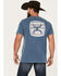 Image #4 - Hooey Men's Zenith Logo Short Sleeve Graphic T-Shirt, Navy, hi-res