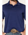 Image #3 - Wrangler Men's Solid Short Sleeve Performance Polo, Navy, hi-res