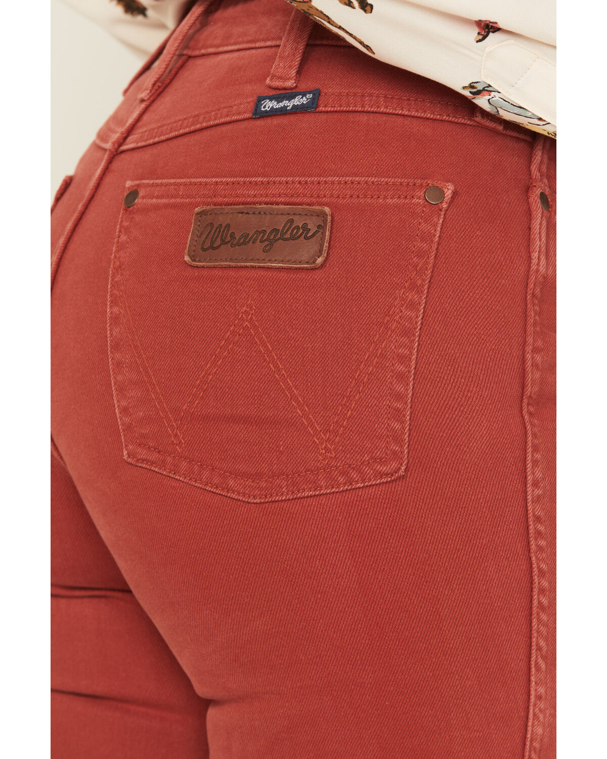 Image #4 - Wrangler Retro Women's High Rise Bailey Bootcut Denim Jeans, Red, hi-res