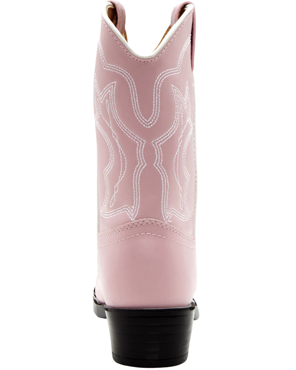 Image #7 - Durango Little Girls' Pink Western Boots - Round Toe, , hi-res