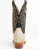 Image #5 - Dan Post Women's Exotic Teju Lizard Western Boots - Snip Toe, Ivory, hi-res