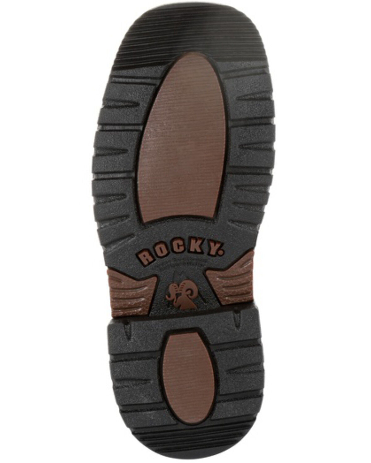 Image #7 - Rocky Boys' Ride FLX Western Boots - Square Toe, Chocolate, hi-res