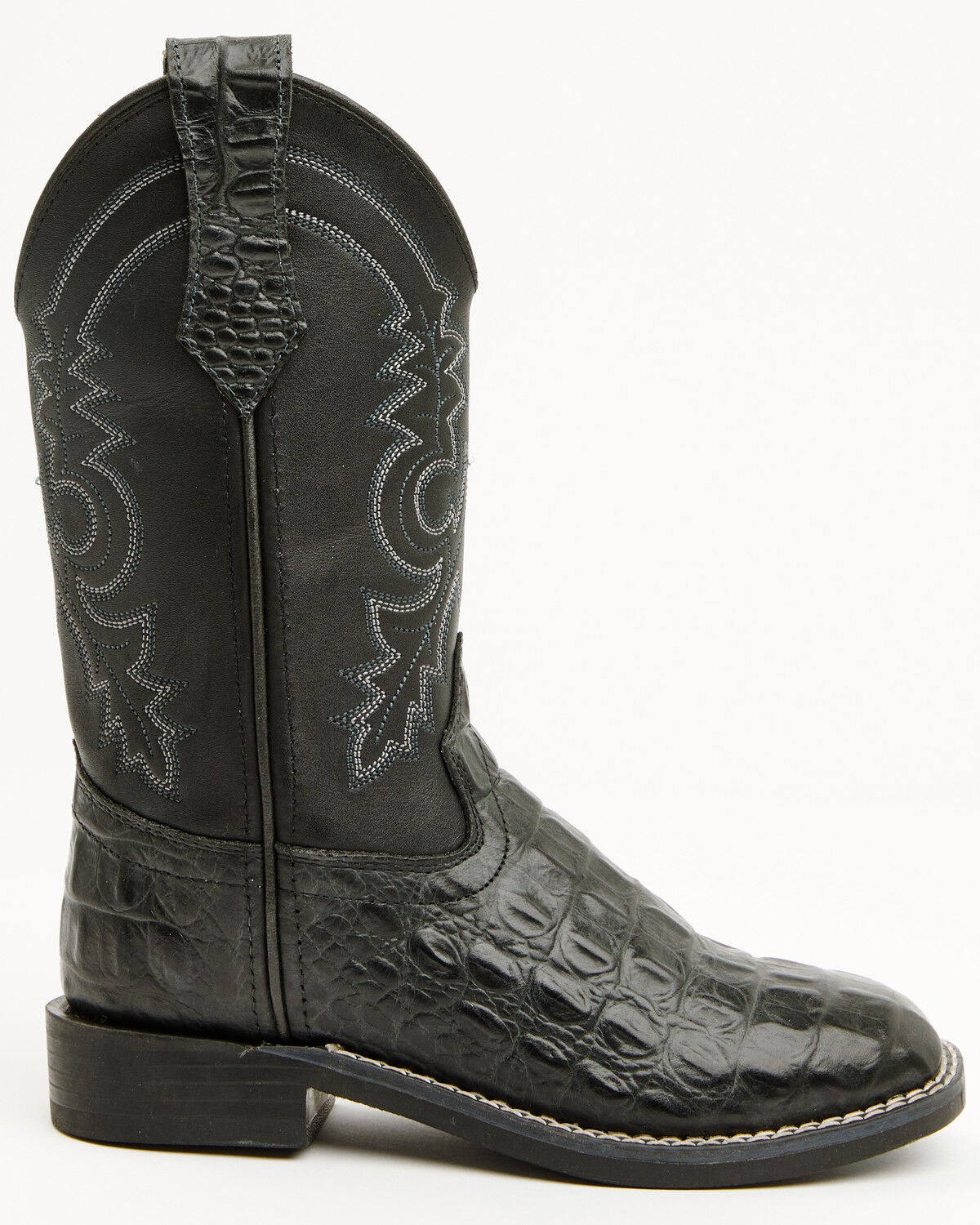 Image #2 - Cody James Boys' Beau Western Boots - Broad Square Toe, Black, hi-res