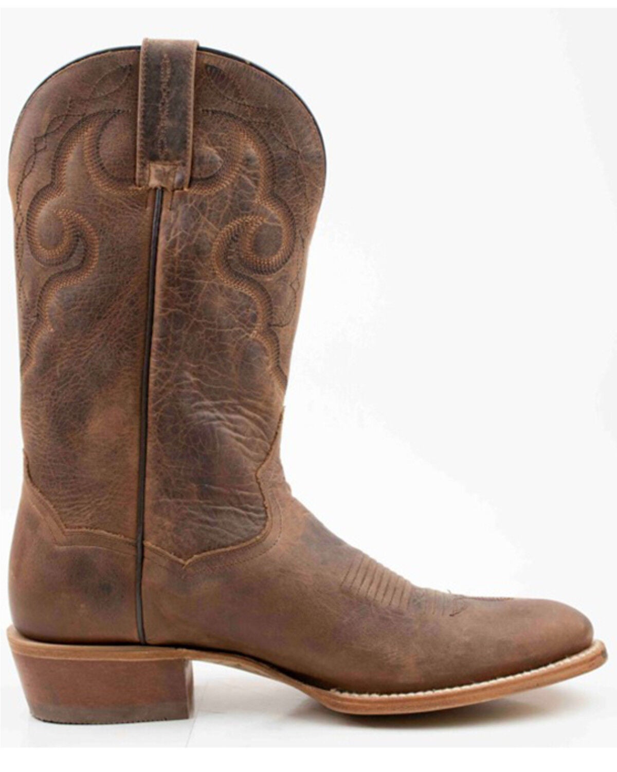 cowboy boots mens round toe