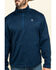 Ariat Men's Indigo Caldwell 1/4 Zip Pullover, Indigo, hi-res