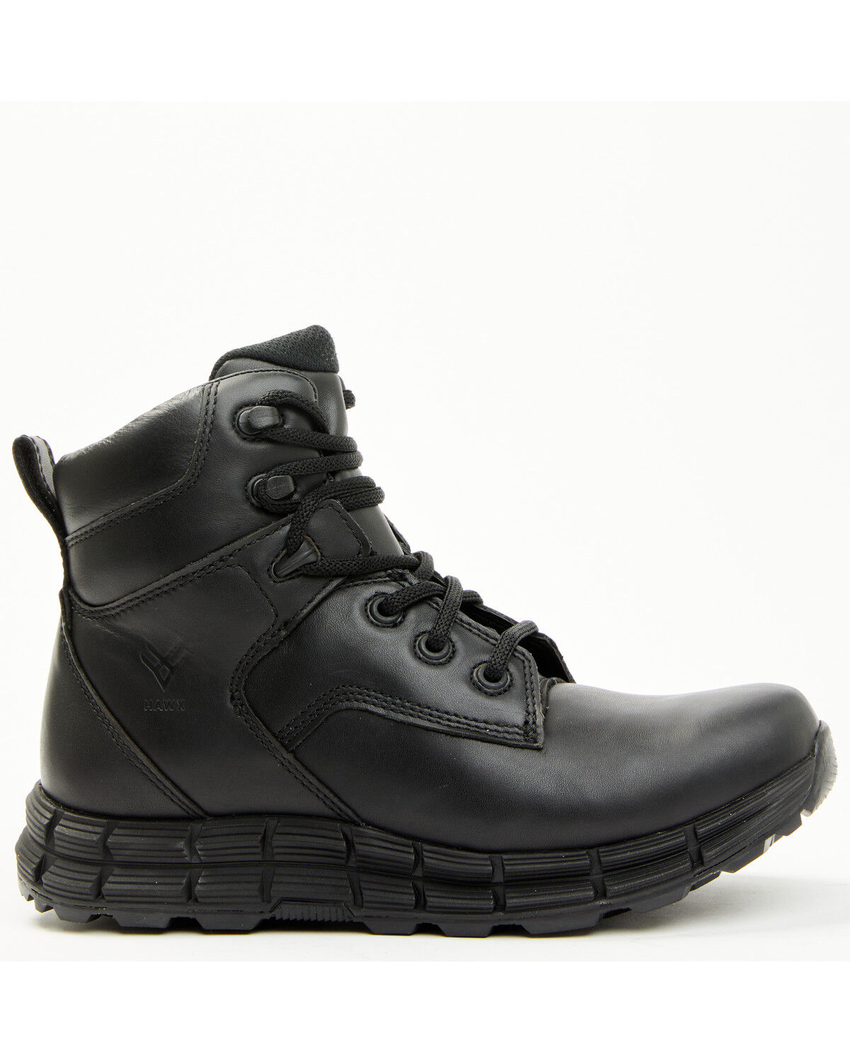 Image #2 - Hawx Men's 6" Lace-Up Work Boots - Soft Toe, Black, hi-res