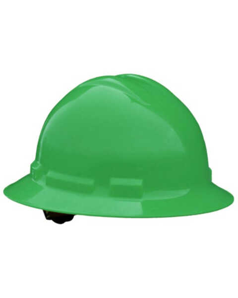 Radians Men's Green Quartz 6 Point Full Brim Hard Hat , Bright Green, hi-res
