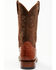 Image #5 - Cody James Men's Brandy Genuine Ostrich Exotic Western Boots - Broad Square Toe, Red, hi-res