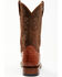 Image #5 - Cody James Men's Brandy Genuine Ostrich Exotic Western Boots - Broad Square Toe , Red, hi-res